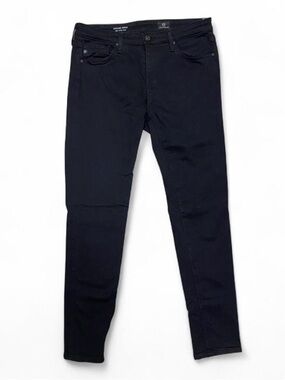 AG Adriano Goldschmied Black Super Skinny Legging Ankle Jeans
